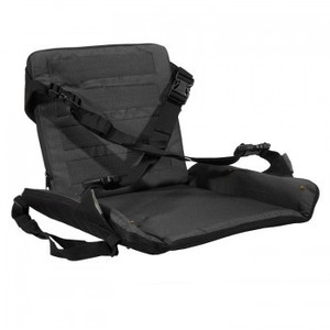 Stealth Gear Cojín-asiento con respaldo, plegable, negro