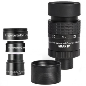 Baader Set met Zoomoculair Hyperion Universal Mark IV en Zoom-Barlow-lens