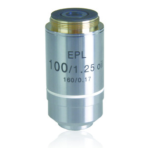 Euromex Objectief IS.7100, 100x/1.25 oil immers., wd 0,13 mm, EPL, E-plan, S (iScope)