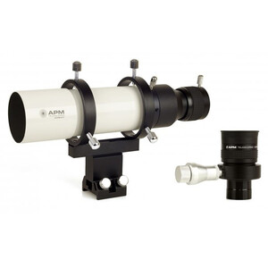 APM 50mm straight eyepiece finder scope with illuminated crosshair