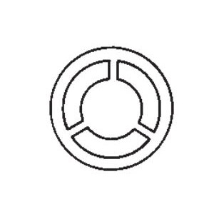 Evident Olympus CH2-DS dry dark-field insert disc for objectives up to NA 0.65 (only in combination with CH2-FH)