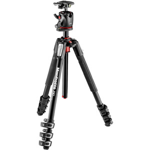 Manfrotto MK290DUA3-3WUS 290 Dual Aluminum Tripod with 3-Way Pan/Tilt Head