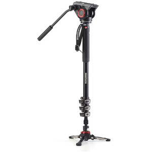 Manfrotto Aluminium monopod MVMXPRO500, met vloeistof-2-weg-kop