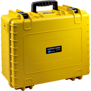 B+W Type 6000 case, yellow/foam lined