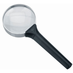 Schweizer Magnifying glass Basic-Line CLASSIC hand-held magnifier, 10D/3.5x/Ø65mm, biconvex