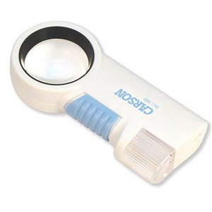 Carson Lente d`Ingrandimento Lupe PRO, CP-32 MagniFlash, LED, 9x