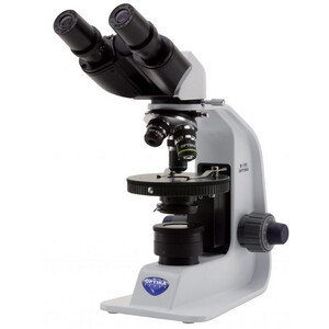 Optika Microscope B-150P-BRPL, bino, pol, flat, battery, 400x