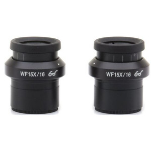 Optika Eyepieces ST-302, WF15x/16 (pair), high eyepoint, dioptre compensation and eyecups