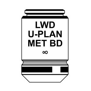 Optika Objectief IOS LWD U-PLAN MET BD objective 20x/0.45, M-1096