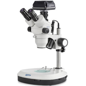 Kern Microscope OZM544C832, trino, 7-45x, HWF 10x23, incident transmitted light, LED 3W, Camera, CMOS, 5MP, 1/2.5", USB 3.0