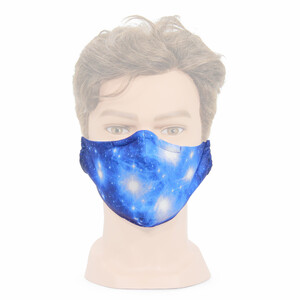 Masketo mondmasker, wit met astromotief "Plejaden", 1 stuk