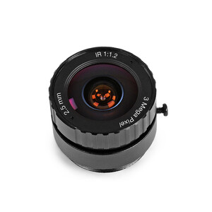 Omegon CS-mount objectief 2,5mm, f/1,2