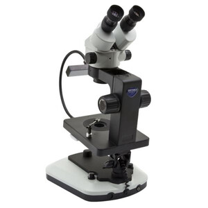 Optika Microscopio stereo zoom OPTIGEM-10, bino, BF, DF, Greenough, w.d. 100mm, 10x/21mm, 0,7x-4.5x