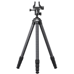 Leofoto SA-324CL Carbon Tripod + Ball head MK-40 + Rifle clamp GS-3