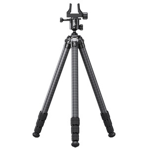 Leofoto SA-364CL Carbon Tripod + Ball head MK-40 + Rifle clamp GS-3