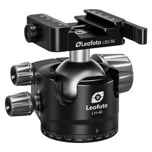 Leofoto Tripod ball-head LH-40SC with Quick-release connector for Arca-Swiss & Weaver rail