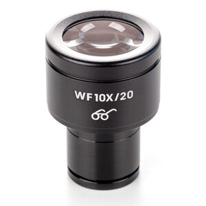 Kern Eyepiece Ø 23.2 mm, OBB-A1618, HWF 10x/Ø20mm, with scale 0.1mm, High-Eye-Point, Anti-Fungus