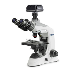 Kern Digital microscope sets, OBE 134C825, HF, digital, 1.25 Abbe Condensor, fixed, USB 2.0, 40x-1000x, DIN, Dl, 3W LED, 5.1 MP