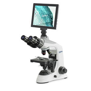 Kern Microscope Digitalmikroskop-Sets, OBE 134T241, digital, 1,25 Abbe-Kondensor, fix, USB 2.0, 40-1000x, 3W LED, 5 MP, Tablet