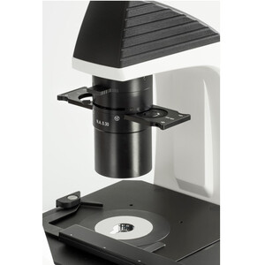 Kern Inverted microscope OCM 166, FL, PH, trino, invers, Abbe-N.A.-0,3-Kondensor fix, 10x-40x, 30W LED, Al, 100W HBO, Dl