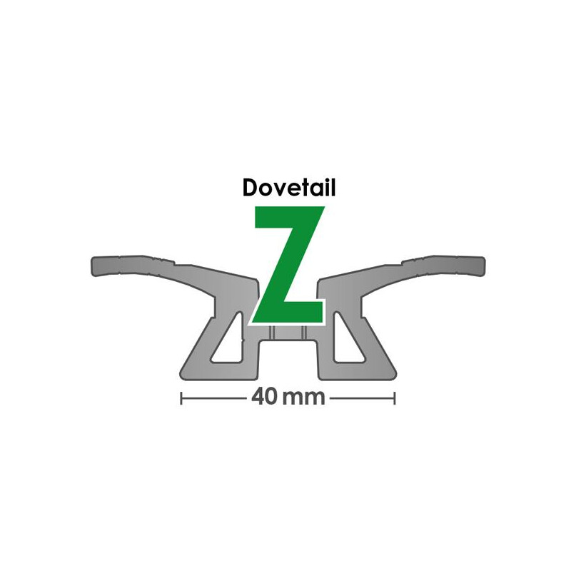 Baader Z-zwaluwstaartrail, 120mm