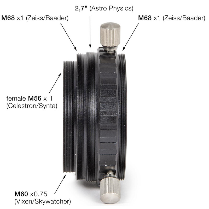 Baader Adapter Adaptador "cuatro en uno" de 2", M68/2"/M68