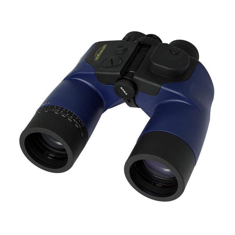 Omegon Seastar 7x50 binoculars with analogue compass set