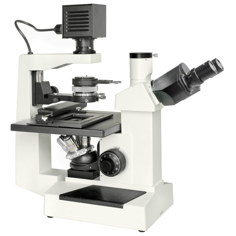 Bresser Microscopio invertido Science IVM 401, invers, trino, 100x - 400x