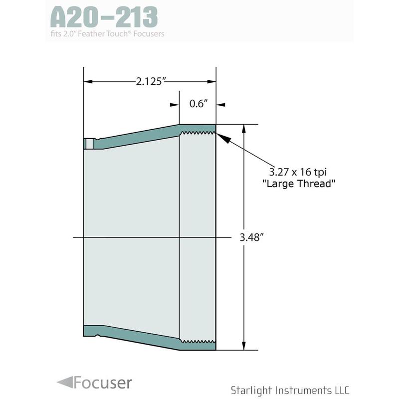Starlight Instruments Adattatore FTF2015 per filetti grandi Meade