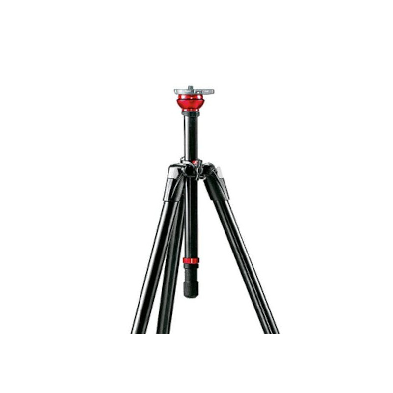 Manfrotto Treppiede Aluminio 755XB MDEVE-Video con semisfera 50mm con bolla