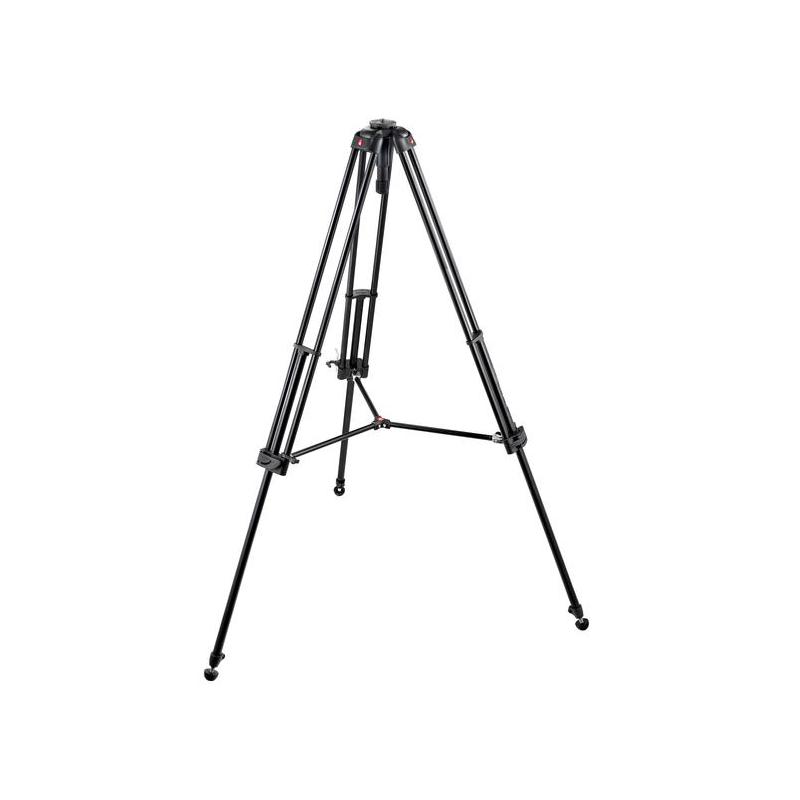 Manfrotto 547B video tripod with 60 mm half-shell and twin strut leg