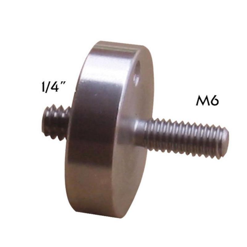 Geoptik Adaptador de roscas de 0,25" a M6 para contrapeso