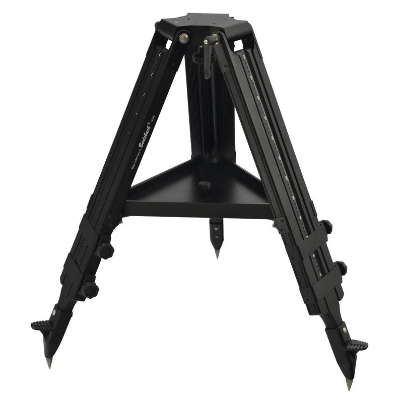 Berlebach Planet wooden tripod, with tray, black