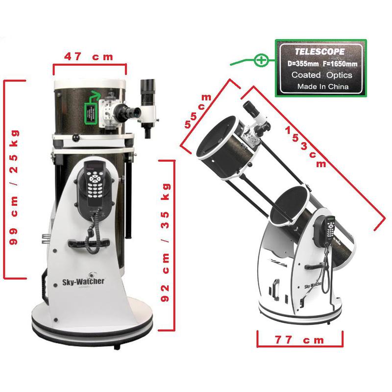 Skywatcher Dobson telescoop N 355/1600 Skyliner FlexTube BD DOB