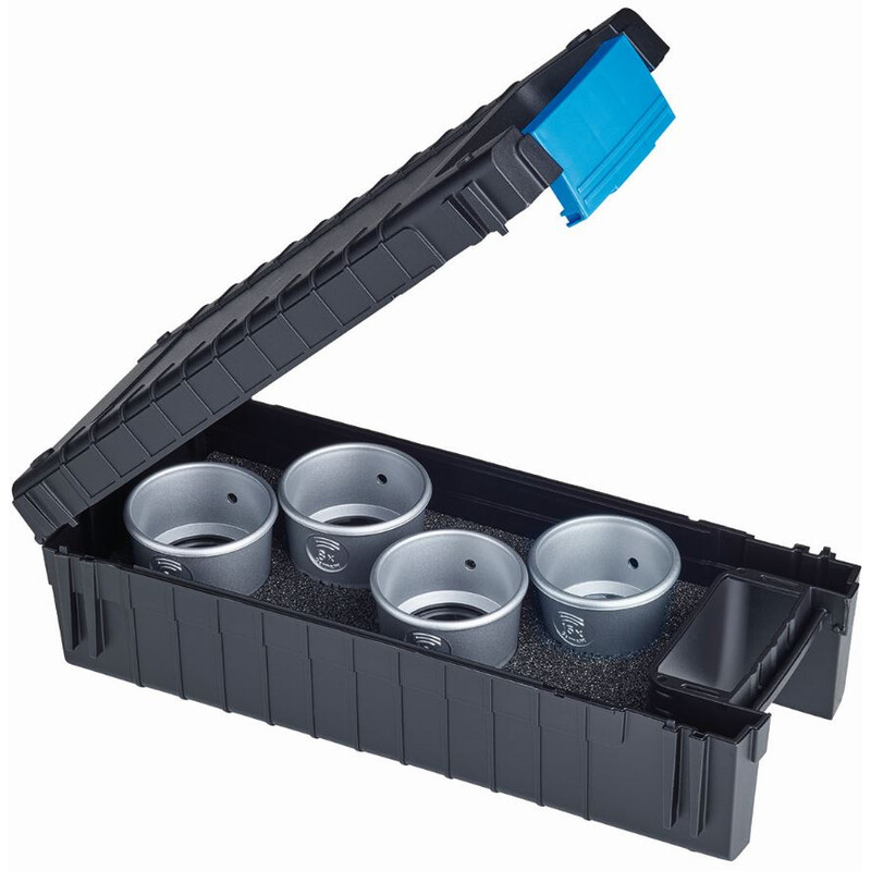 Schweizer Set profesional de lupa de relojero Tech-Line 6x, 8x, 10x, 15x en estuche Tech-Line