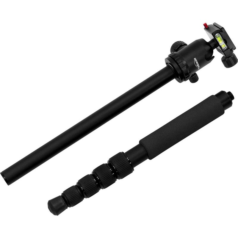 Omegon Pro aluminium tripod + 3-way-panheads Pro PD80 tripod pan-head