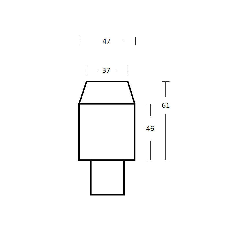 Omegon 2'' projectieadapter met T2-aansluiting