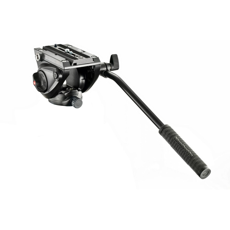 Manfrotto MVH500AH,755CX3 con cabezal de trípode fluido para vídeo