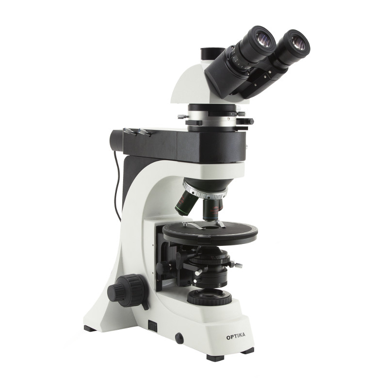 Optika B-500POL-I trinocular polarizing microscope, with Ergo head and X-LED illumination