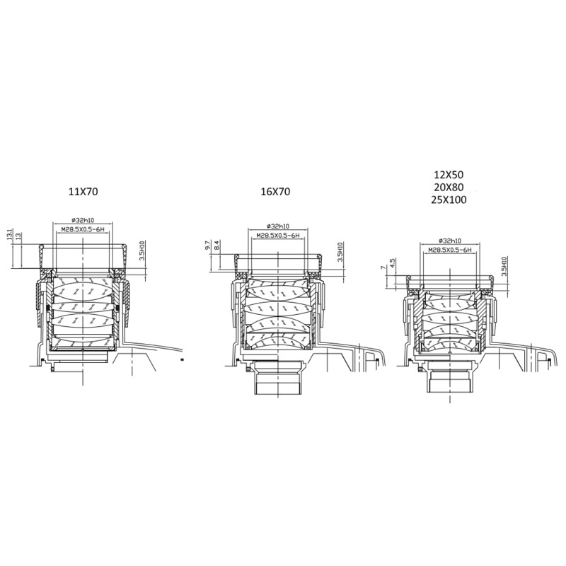 Omegon Binoculares Argus 12x50