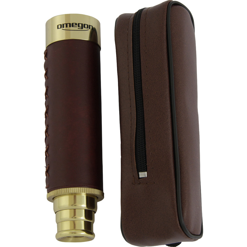 Omegon Zaktelescoop messing pockettelescoop, 12x30