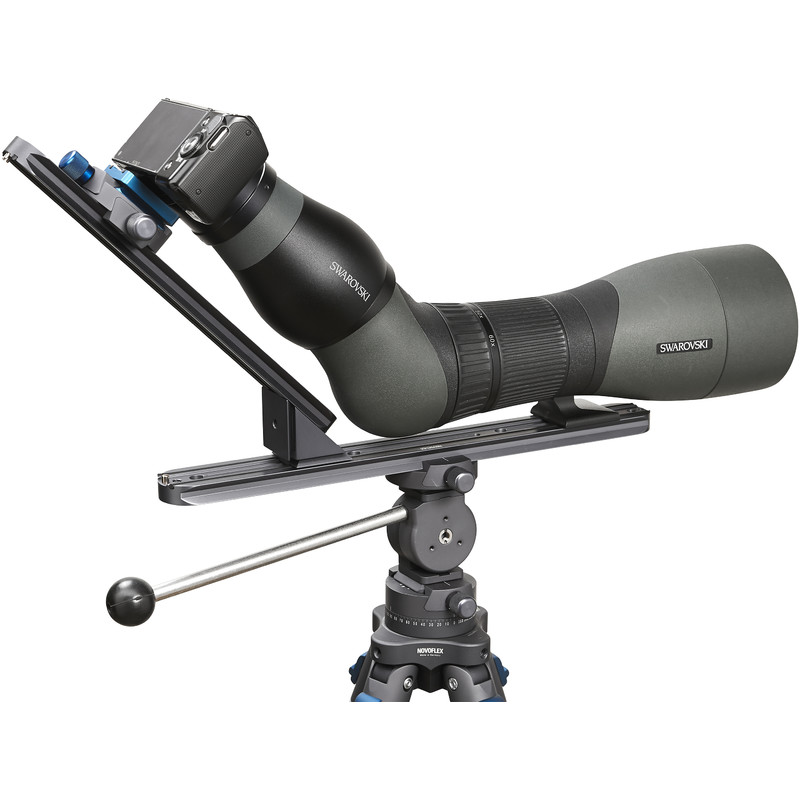 Novoflex Soporte QPL-SCOPE A de digiscoping para catalejos con visor angular