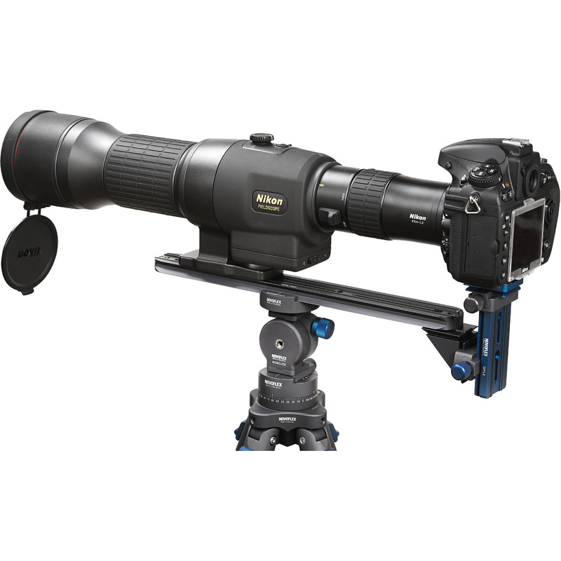 Novoflex QPL-SCOPE S Digiscoping houder voor rechte spotting scopes