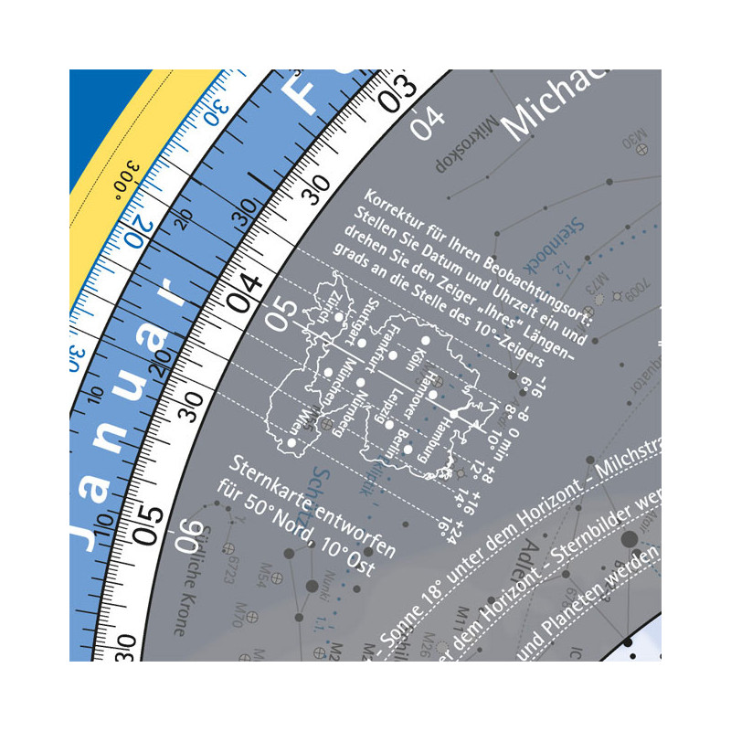 Oculum Verlag Mapa celestial giratorio