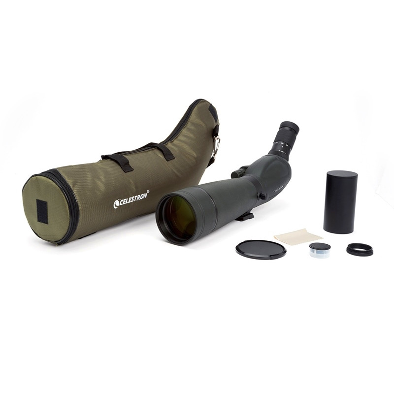 Celestron TrailSeeker gehoekte spotting scope, 20-60x80