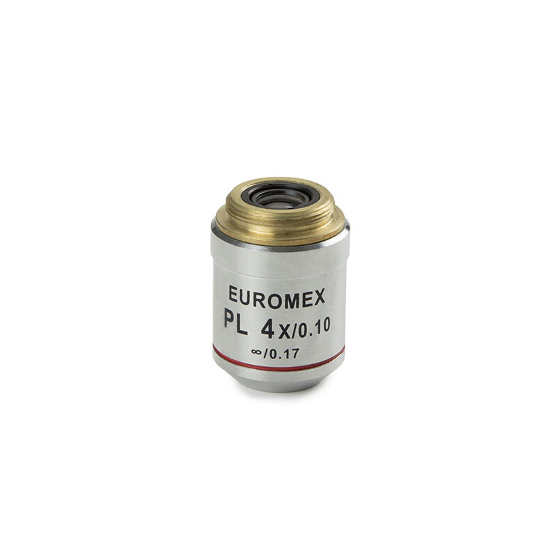 Euromex Objectief AE.3104, 4x/0.10, w.d. 11,9 mm, PL IOS infinity, plan (Oxion)