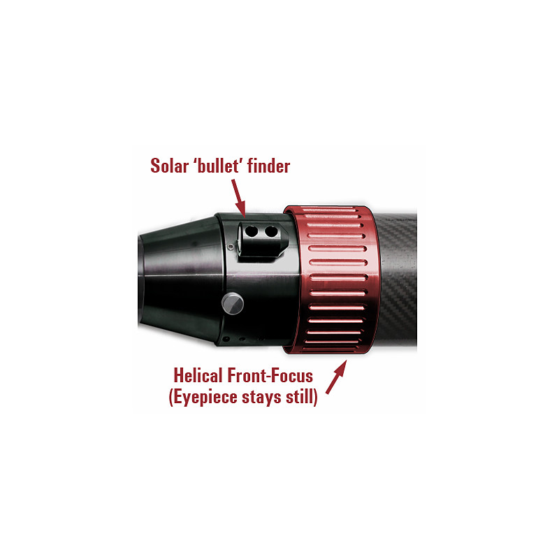 DayStar Telescopio Solare ST 80/1400 Solar Scout Carbon QUARK H-alfa cromosfera OTA