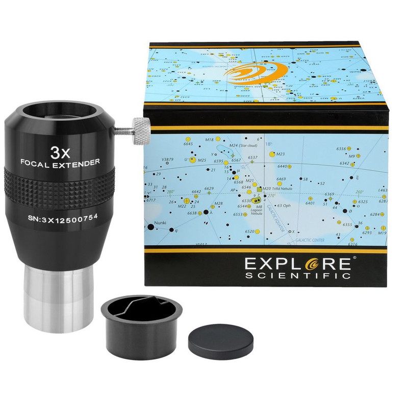 Explore Scientific Barlow lens Brandpuntextender, 3x, 1,25"