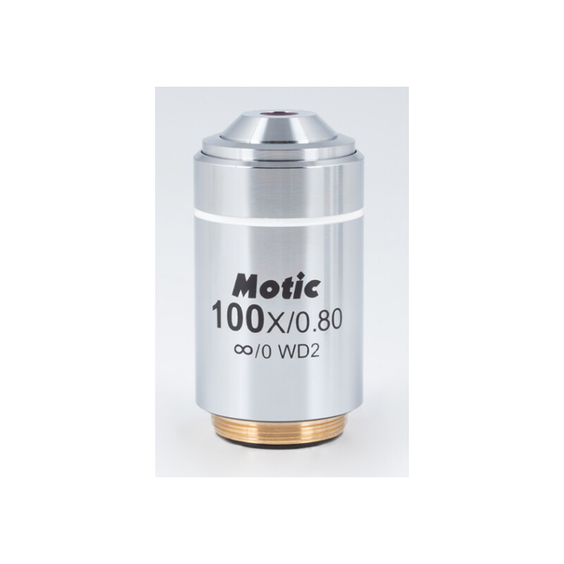 Motic Obiettivo 100x/0,8 (AA=2mm), CCIS LM Plan achro. invers