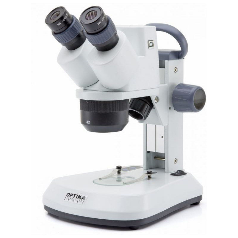 Optika Microscopio estereo SFX-91, bino, 10x, 20x, 40x, cremallera, cabeza giratoria